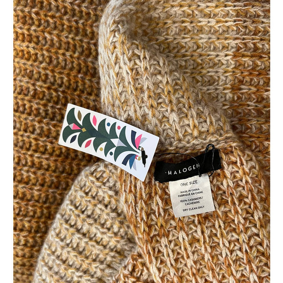 NWT HALOGEN Ombré Cashmere Infinity Scarf (O/S) - Picture 4 of 4